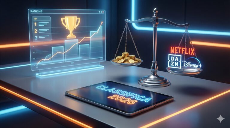 Tabella comparativa prezzi e funzionalità per condividere abbonamenti tra GamsGo, Spliiit e GoSplit aggiornata al 2026.